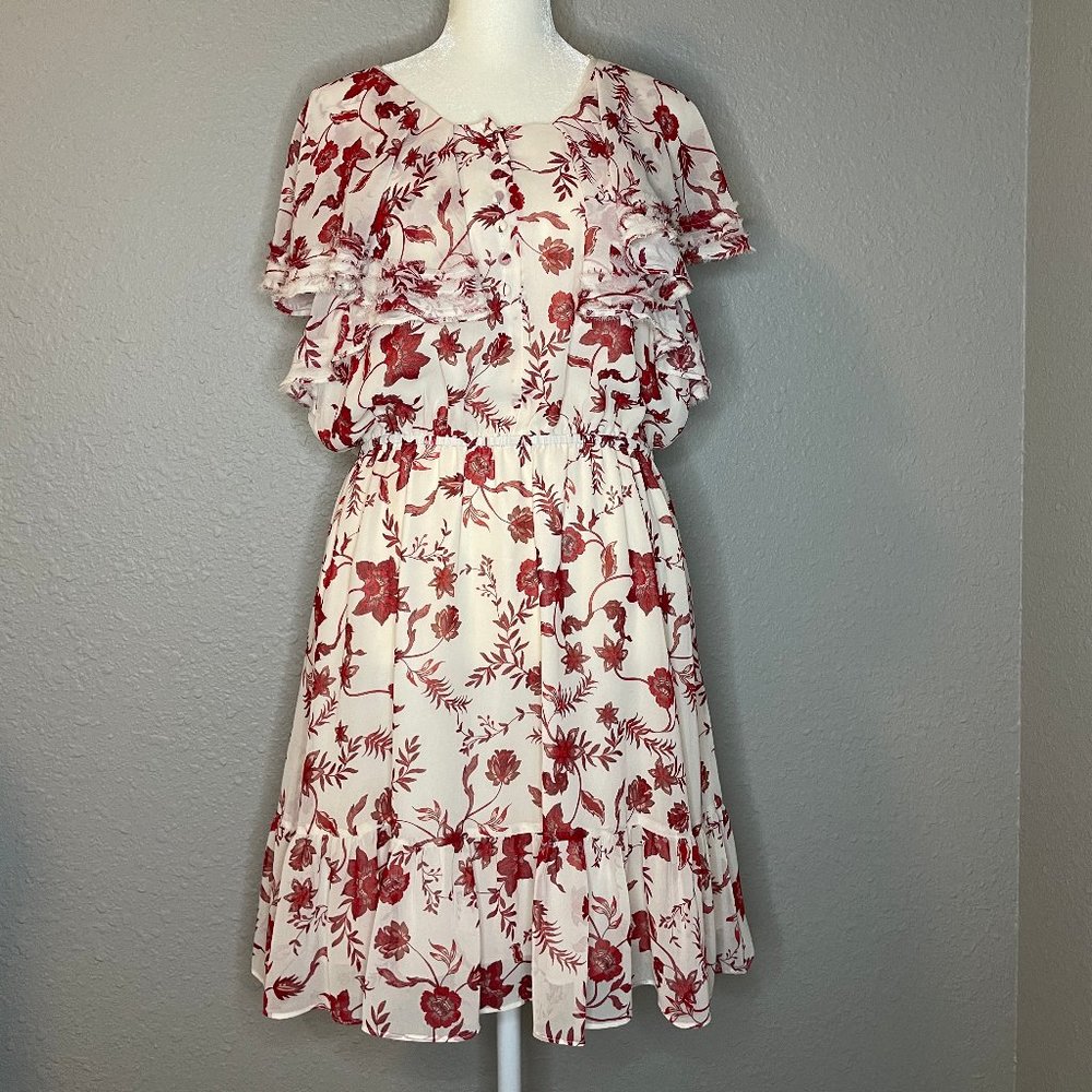 Rebecca Minkoff Floral Claudia Dress Medium
